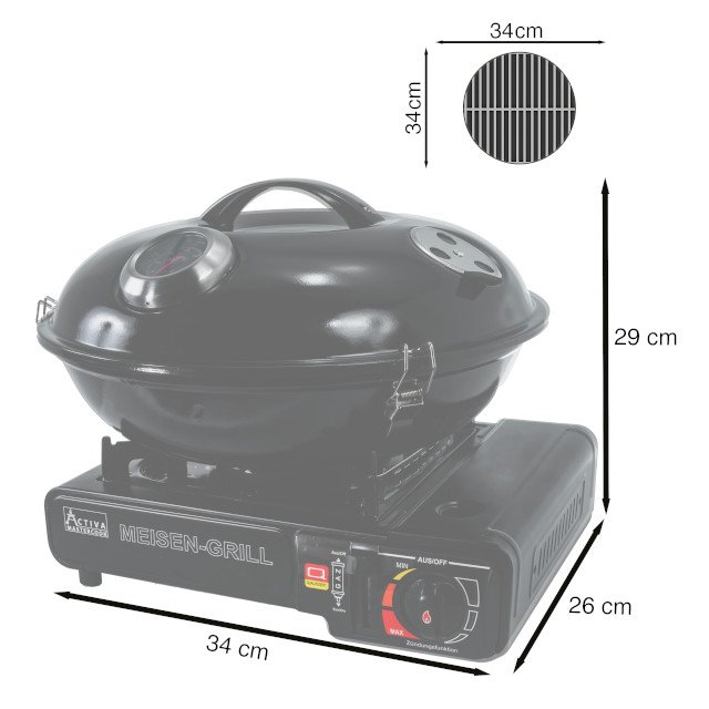 Activa Meisen-Grill | Gaskocher | freizeitwelt.de