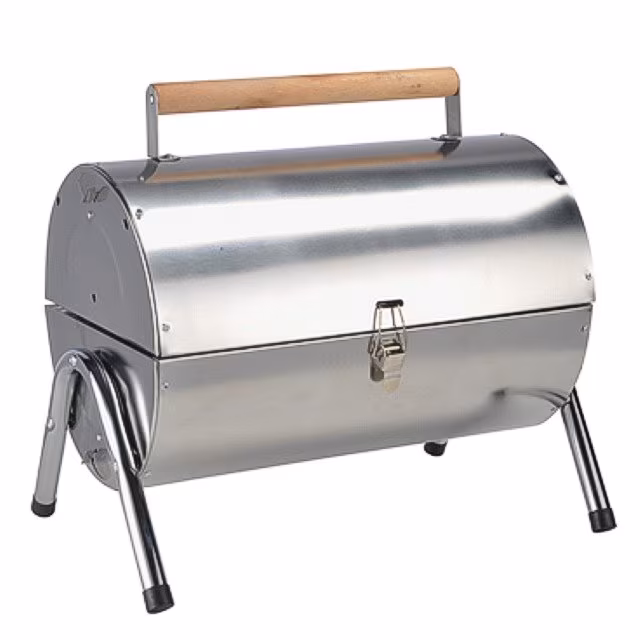 Kompakter Holzkohlegrill