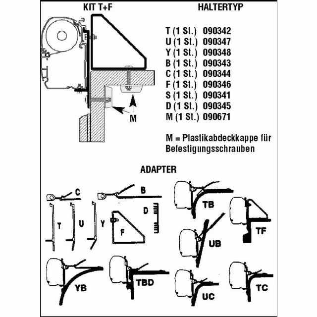 Y-Montagehalterung