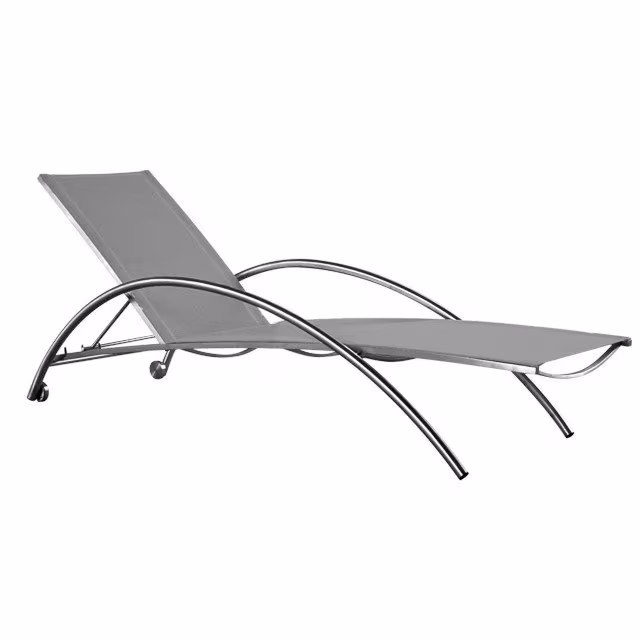 Designer Edelstahlliege