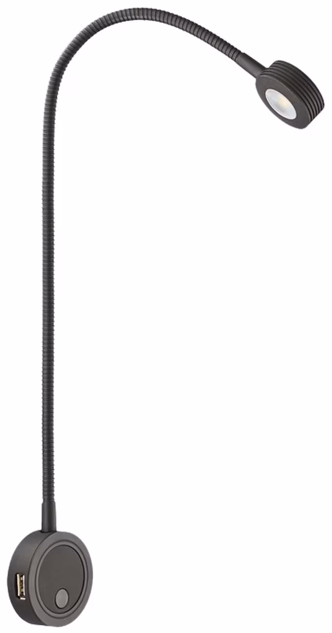 Flexible 12 V-LED-Leuchte schwarz