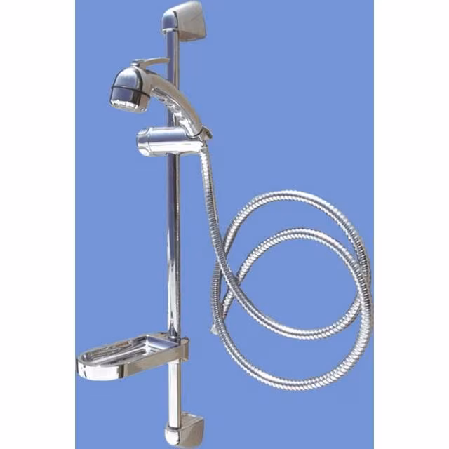 DuschSet mit Stange, Schale, Schlau und Brausekopf
