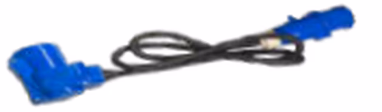 CEE Winkelkupplung mit Steckdose und CEE Stecker