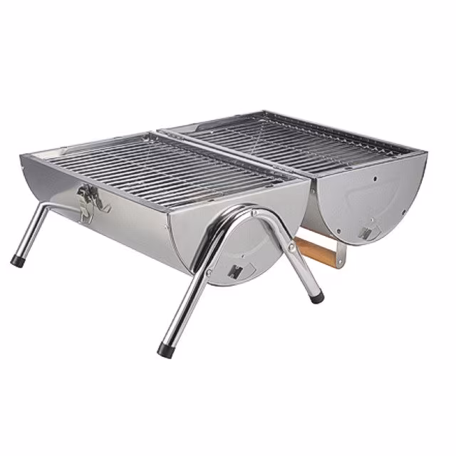 Kompakter Holzkohlegrill