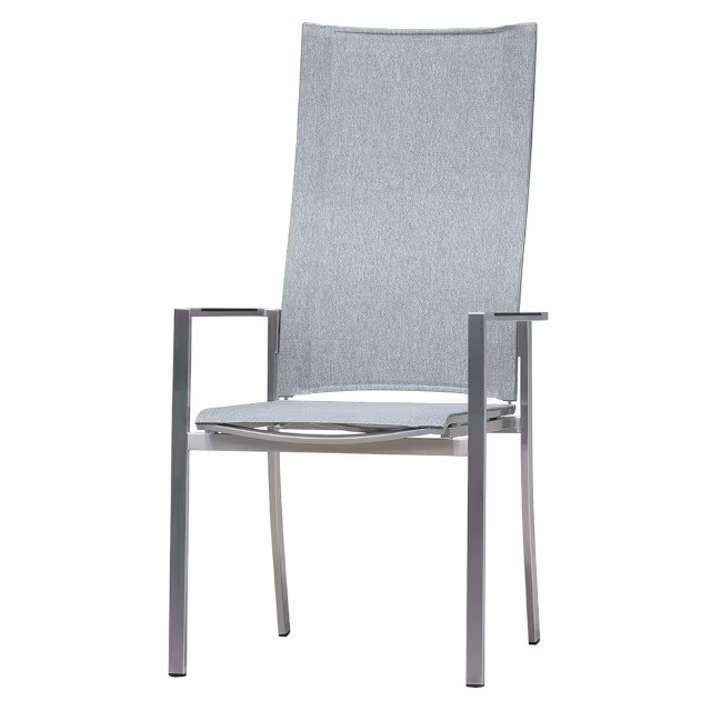 Edelstahl Hochlehner silber