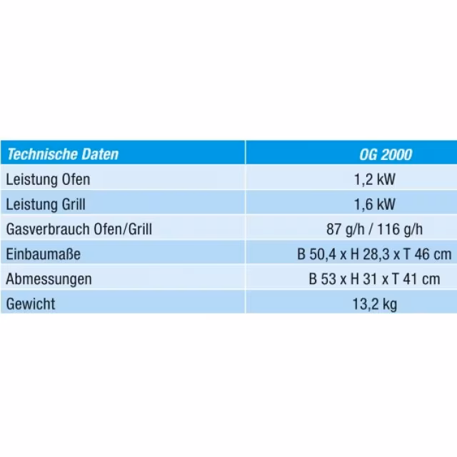 Backofen OG 2000 30mb