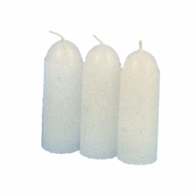 Ersatzkerzen für Silver Light 3er Pack
