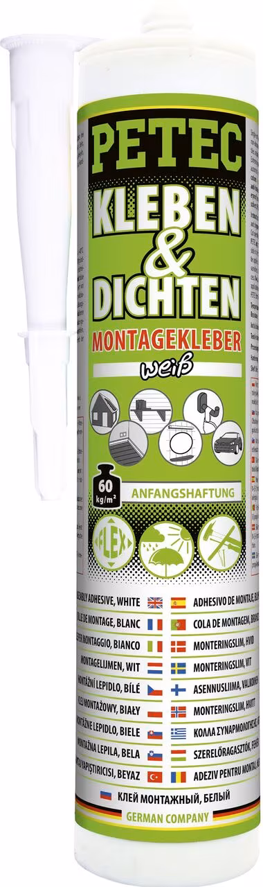 Kleben & Dichten ecoline weiß - 290 ml