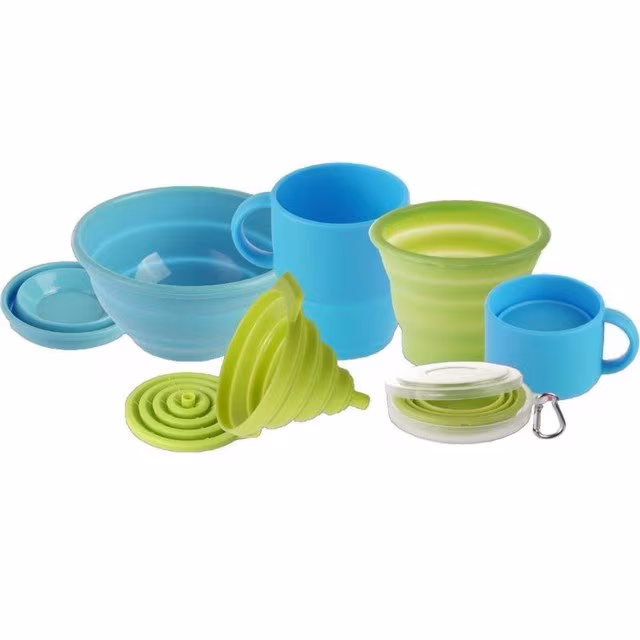 Faltbecher 200 ml blau