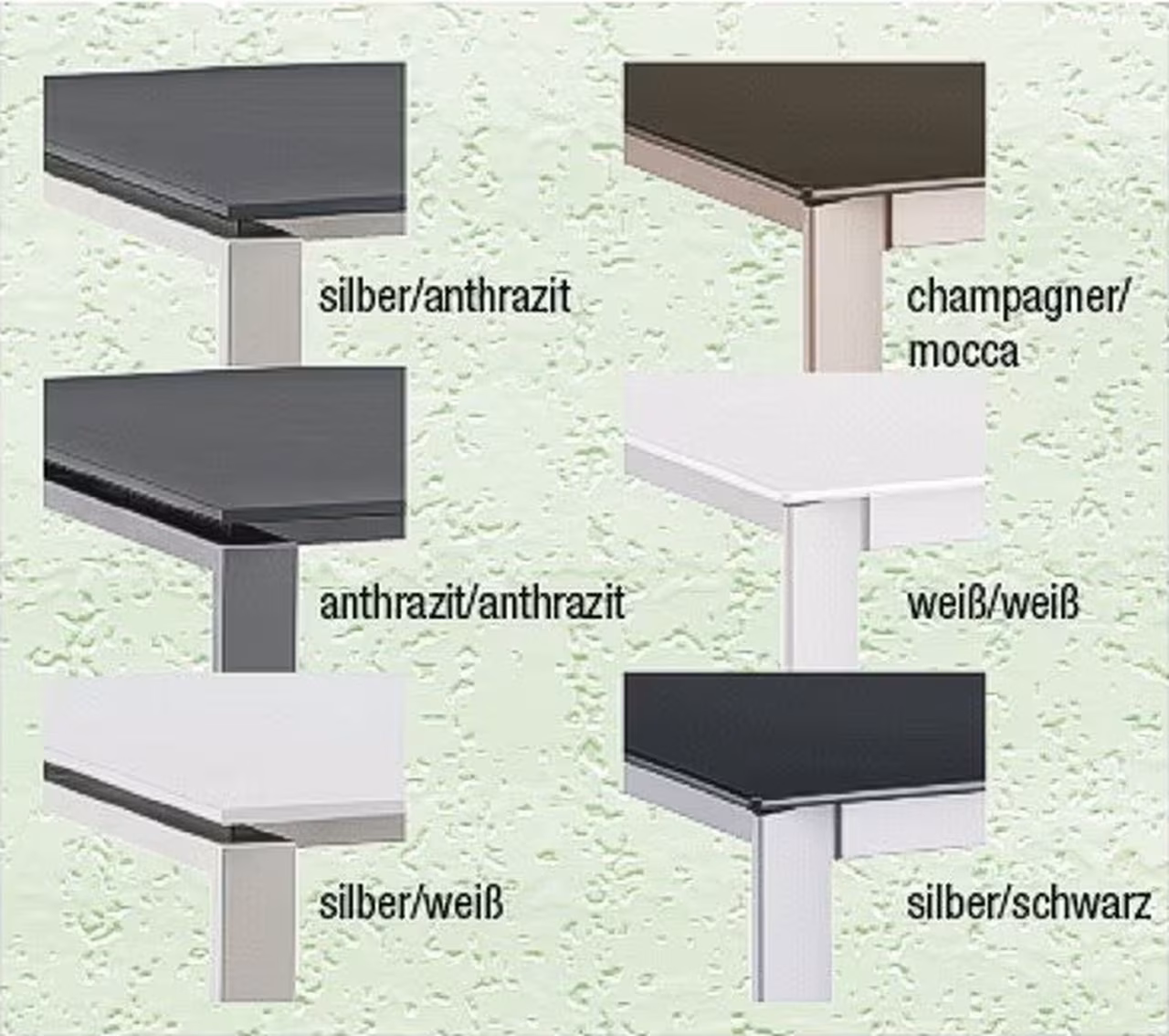 Loft Ausziehtisch, Schiefer optik