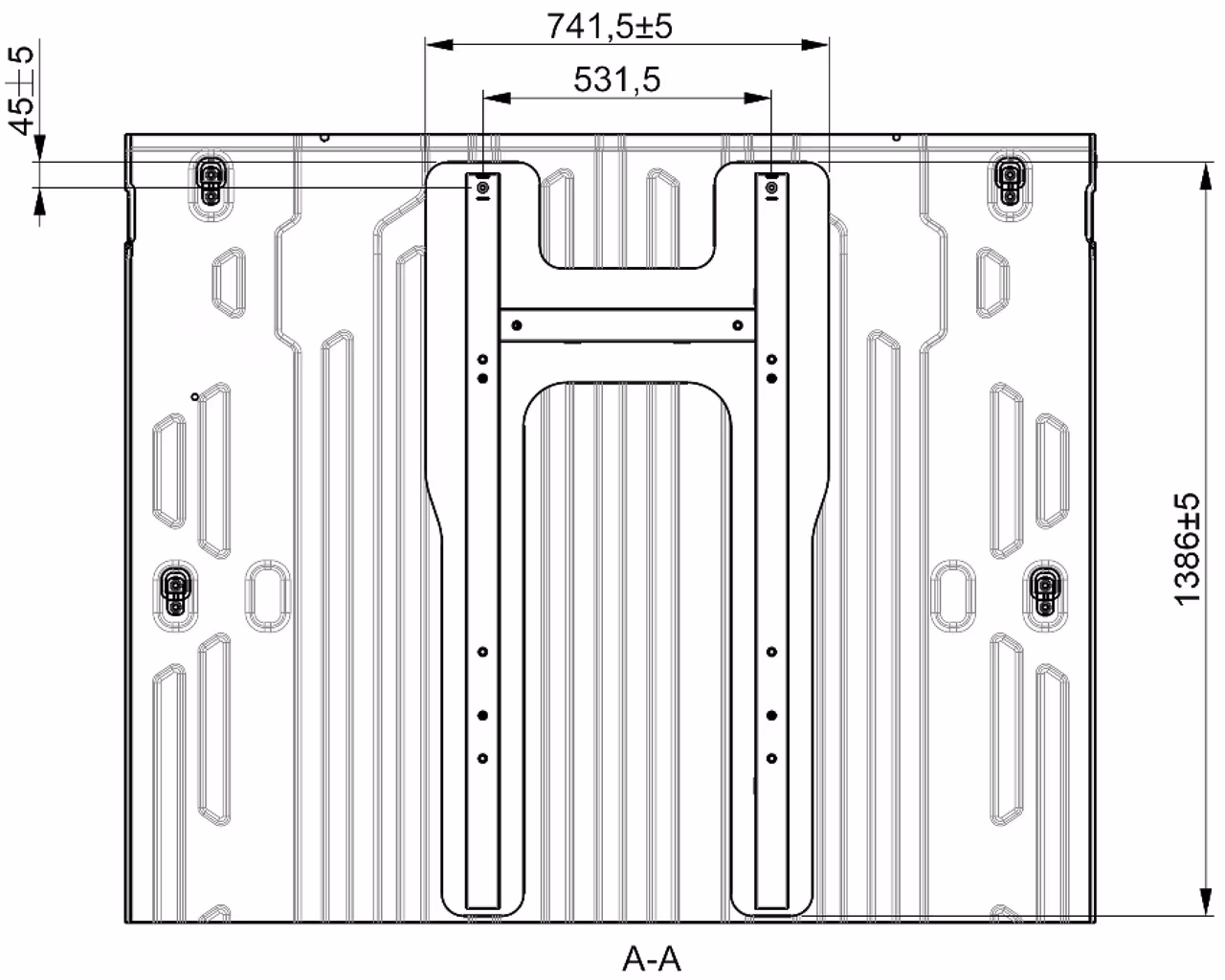 Bodenadaptersatz universal