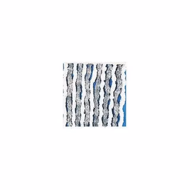 Flauschvorhang 100 x 200 cm - grau/weiß