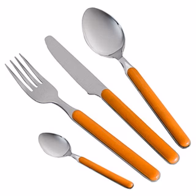 Besteck-Set orange