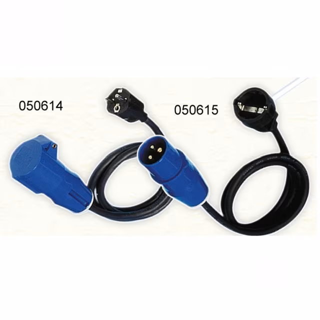 Adapterkabel CEE-Steck+Schuko-Kuppl.