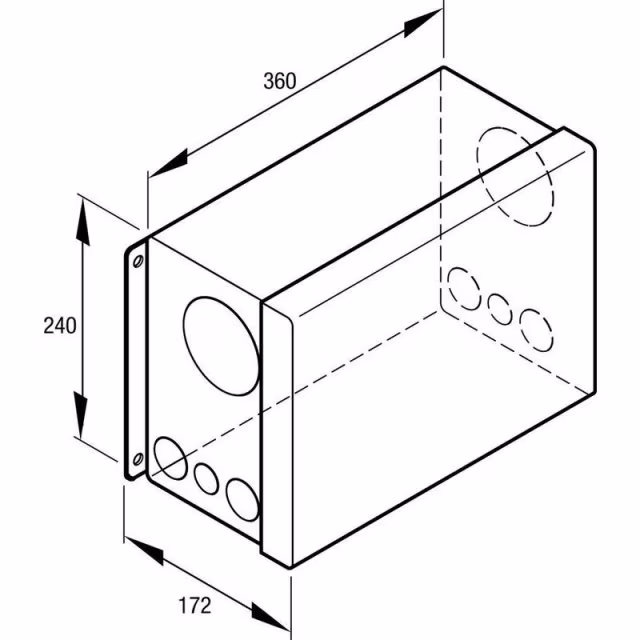 Edelstahlbox für Airtronic M2 Airtronic M2