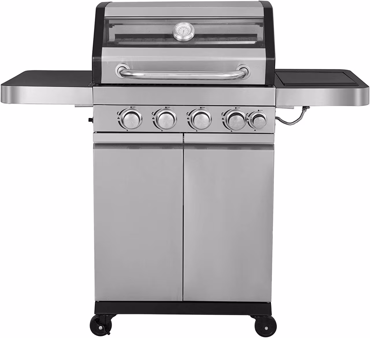 Gasgrill Sunset Beach Edelstahl 14,5 kW 4xBr. /1xSeitenbr.