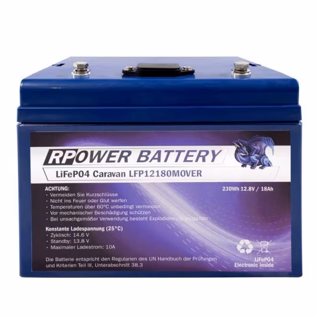 Moverbatterieset 12,8 V/18 Ah(230Wh)
