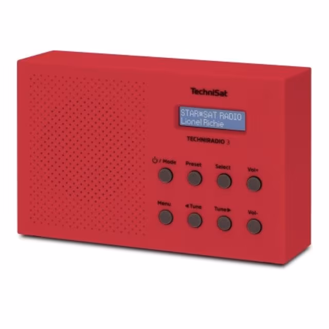 Techniradio 3 DAB+ rot