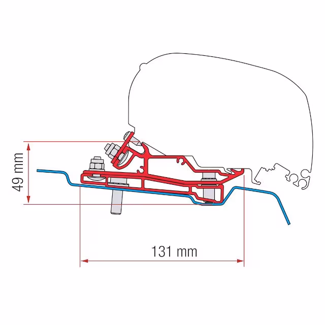 Adapter Ford Transit H3 ab 2014