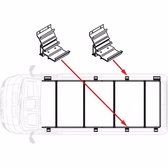 Kit Roof Rail Ducato Extra