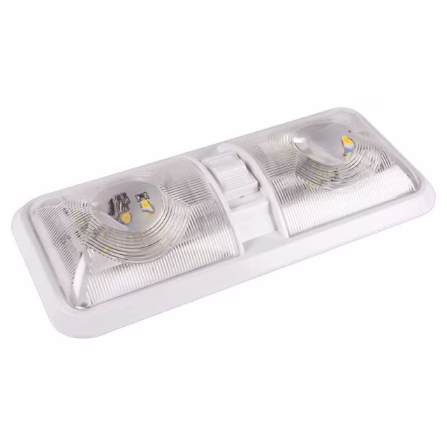 LED-Doppel-Deckenleuchte Doppelt