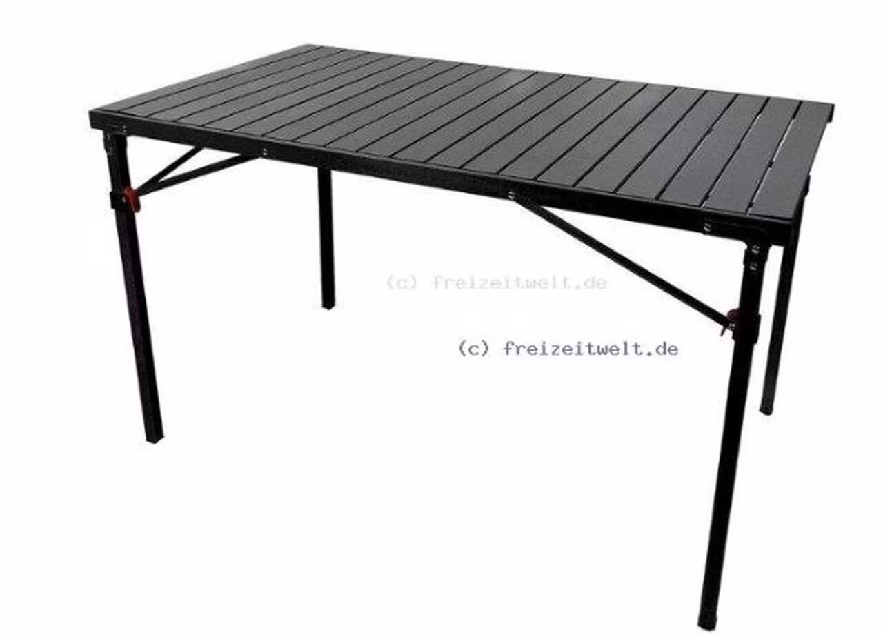 Alu-Lamellentisch 94 x 70 x 66 cm
