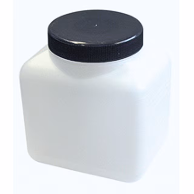Weithalsflasche vierkant