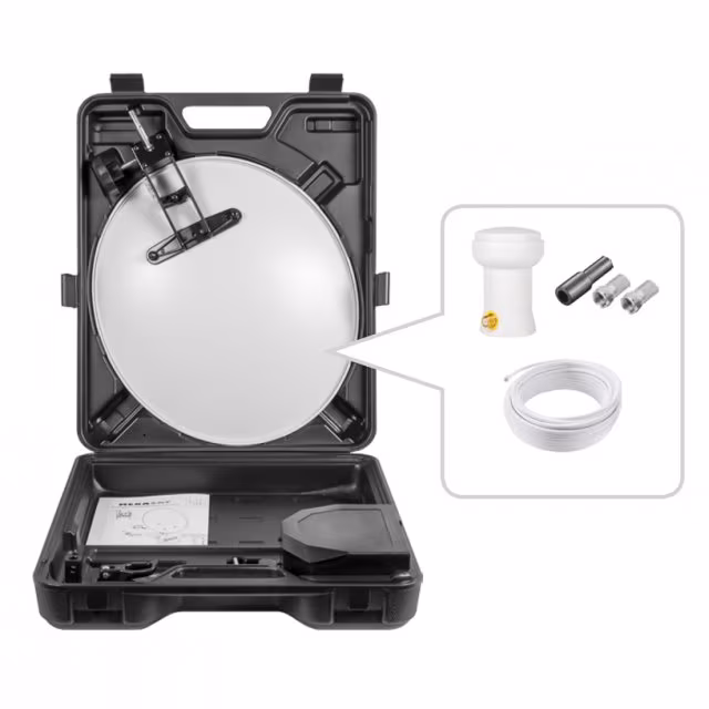 Campingkoffer (LNB + Kabel)