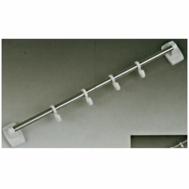 Hakenleiste 40 x 1,2 cm lichtgrau