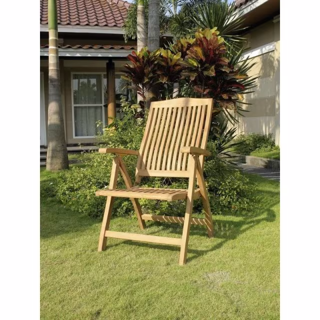 Hochwertiger Teak-Verstellsessel
