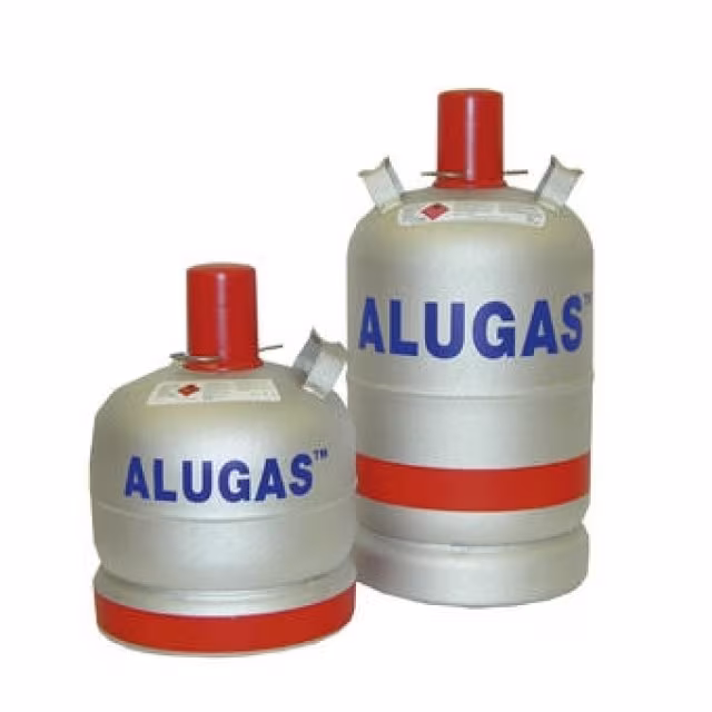 Alugasflasche 11 kg mit Handgriff