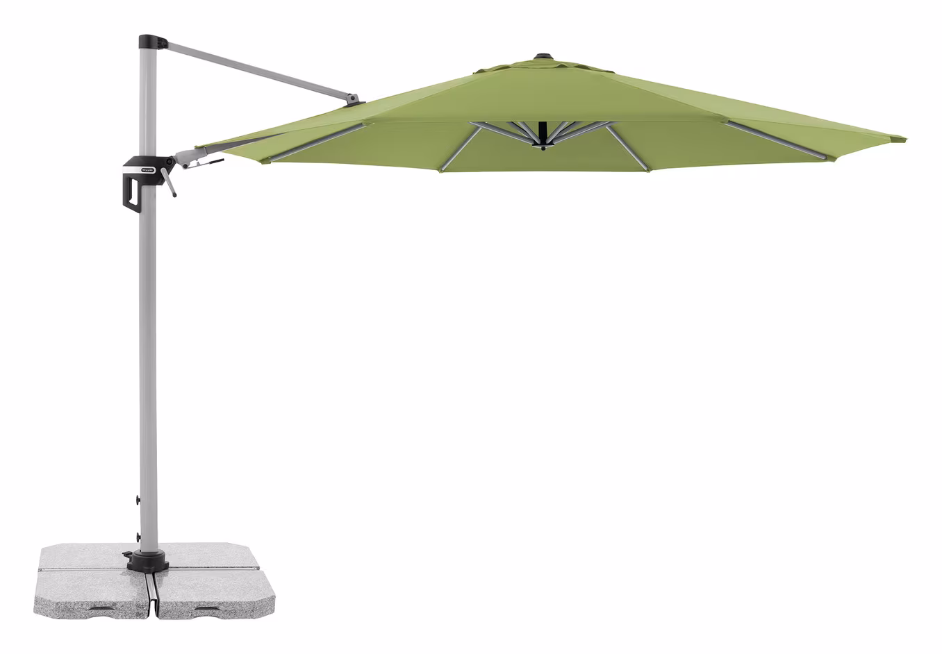 Active Pendelschirm apfelgrün - Ø 370 cm