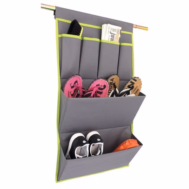 Organizer 48 x 80 cm grau/grün