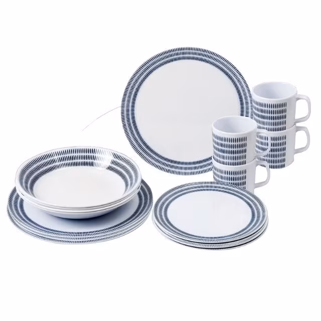 Geschirrset Bluebay