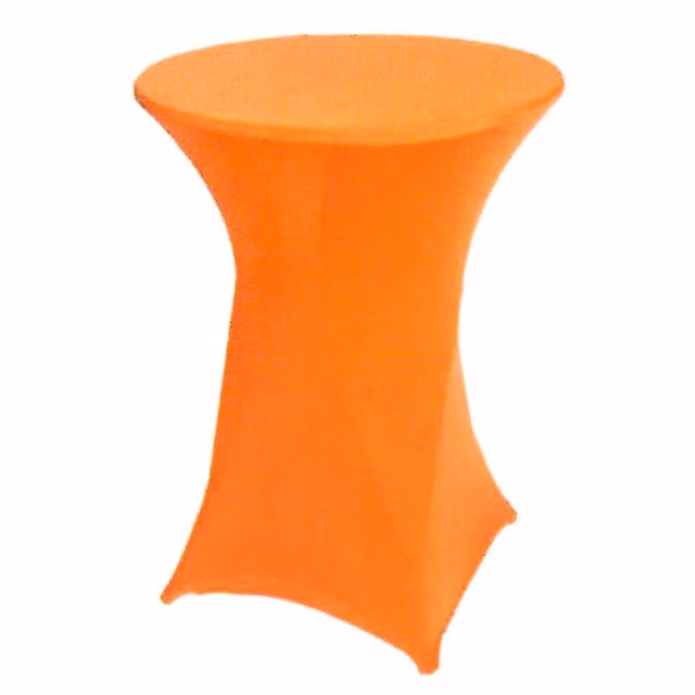 Husse für Stehtisch Ø75-85 cm orange