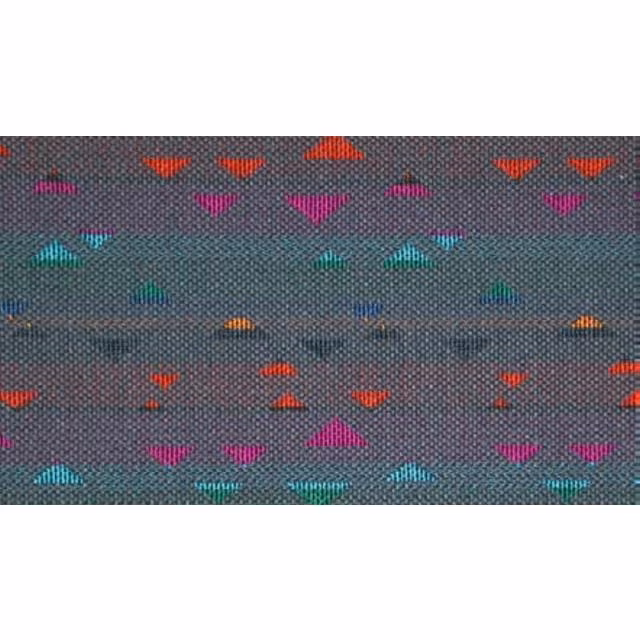 Velourstoff grau/rot
