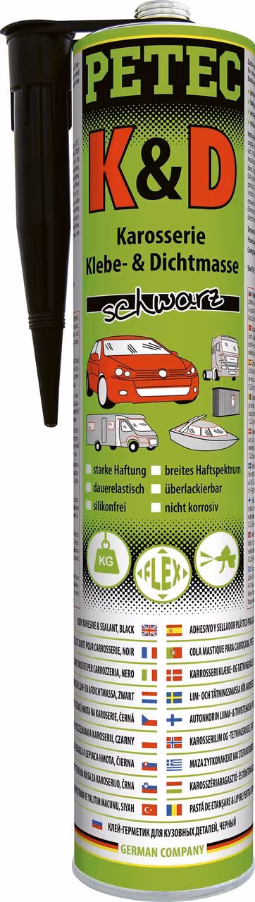 Karosserie Klebe- und Dichtmasse schwarz - 310 ml