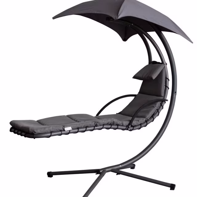 Design Hängesessel grau/anthrazit