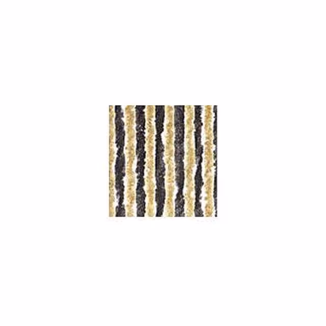 Flauschvorhang 56 x 185 cm - beige/braun