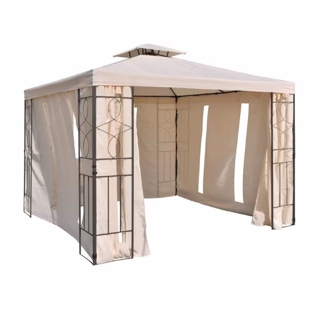 Pavillon Seitenteile-Set 4 Stück