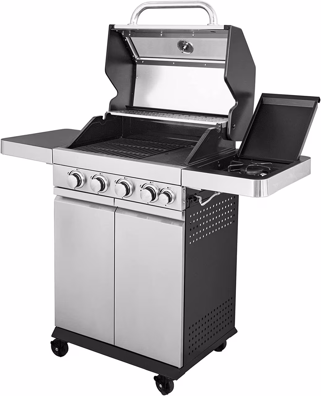 Gasgrill Sunset Beach Edelstahl 14,5 kW 4xBr. /1xSeitenbr.