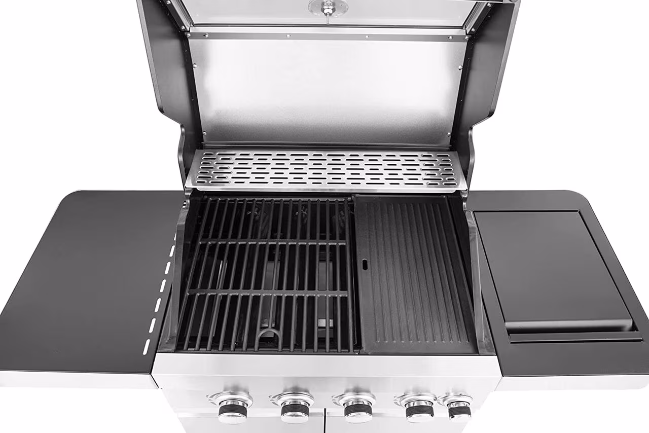 Gasgrill Sunset Beach Edelstahl 14,5 kW 4xBr. /1xSeitenbr.
