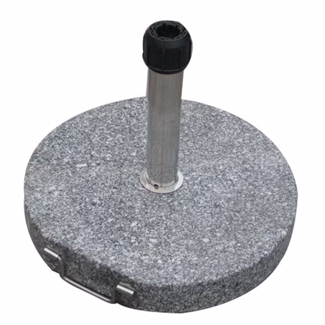 30 kg, rund 45 cm, Aufnahme 28 x 48 mm, mit Rollen und Griff 30 kg