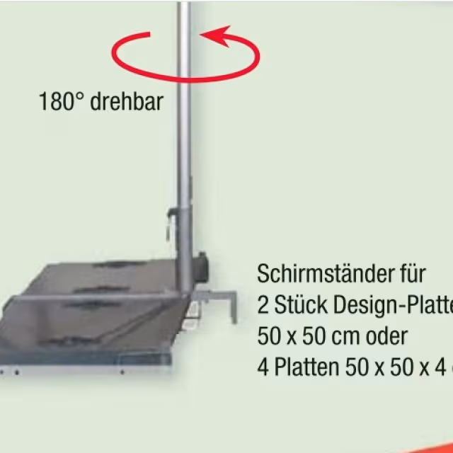 Design-Granitplatte 55 kg anthrazit