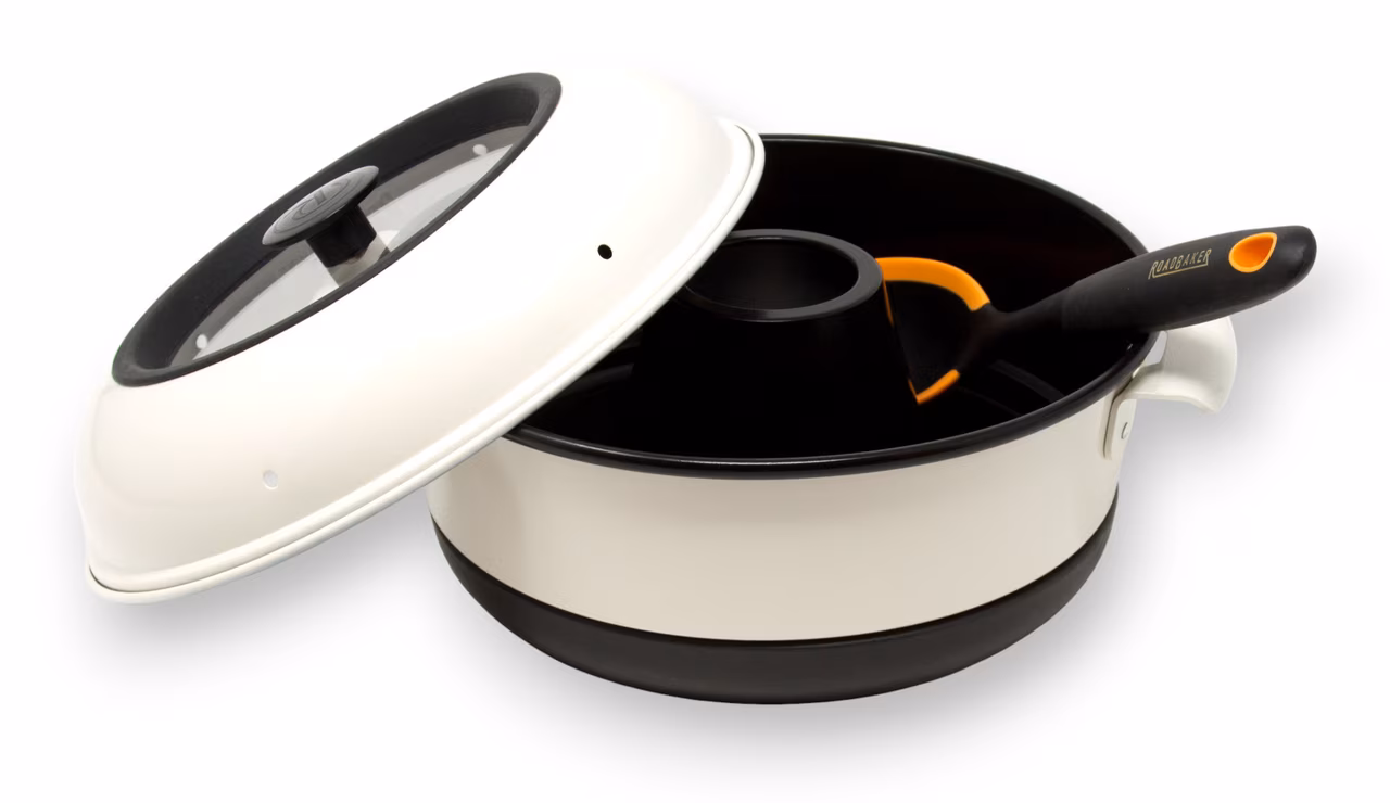 Roadbaker-mobiler Backofen cremeweiß ModelG