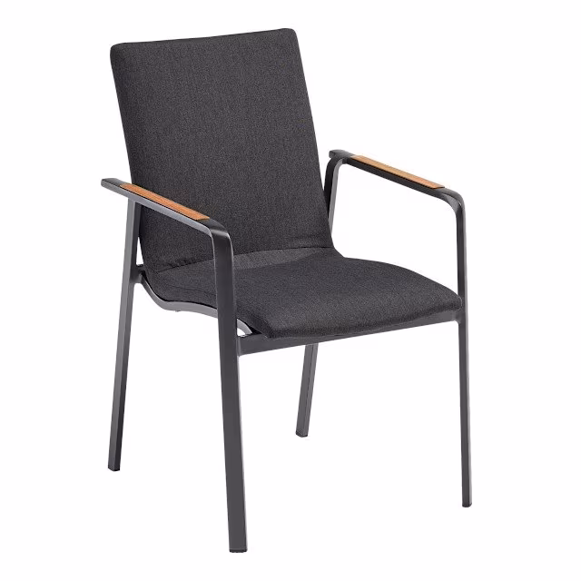 Diamond Stapelsessel Sunbrella Anthrazit / Ruß