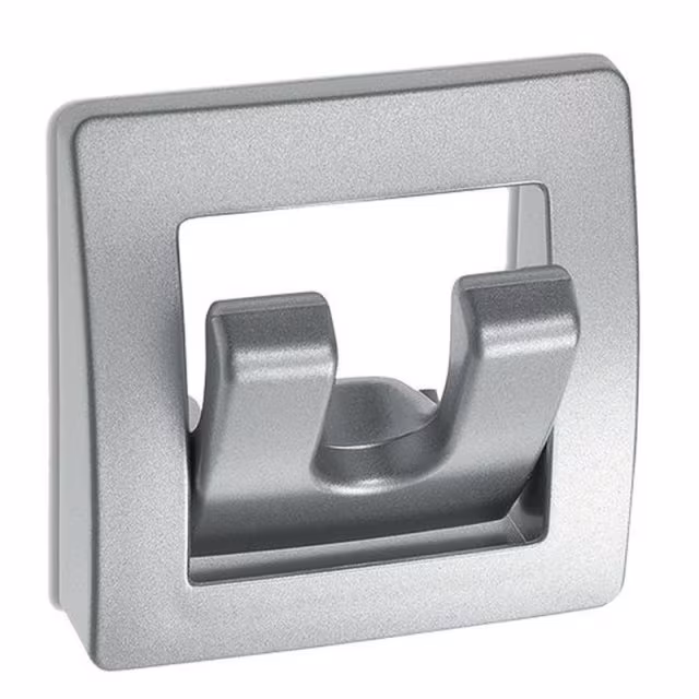 Garderobenhalter, silber klappbar