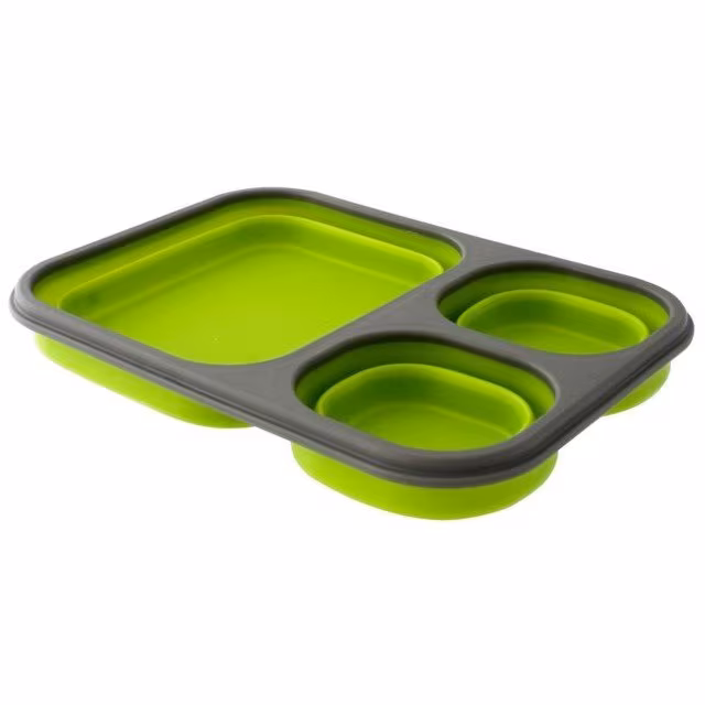 Silikon Lunchbox+Besteck Gr. L