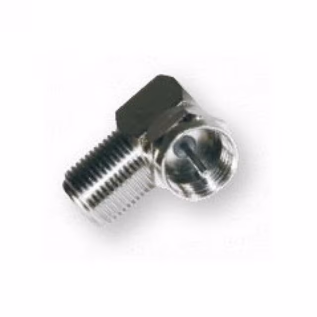F-Stecker auf F-Buchse 90° Grad