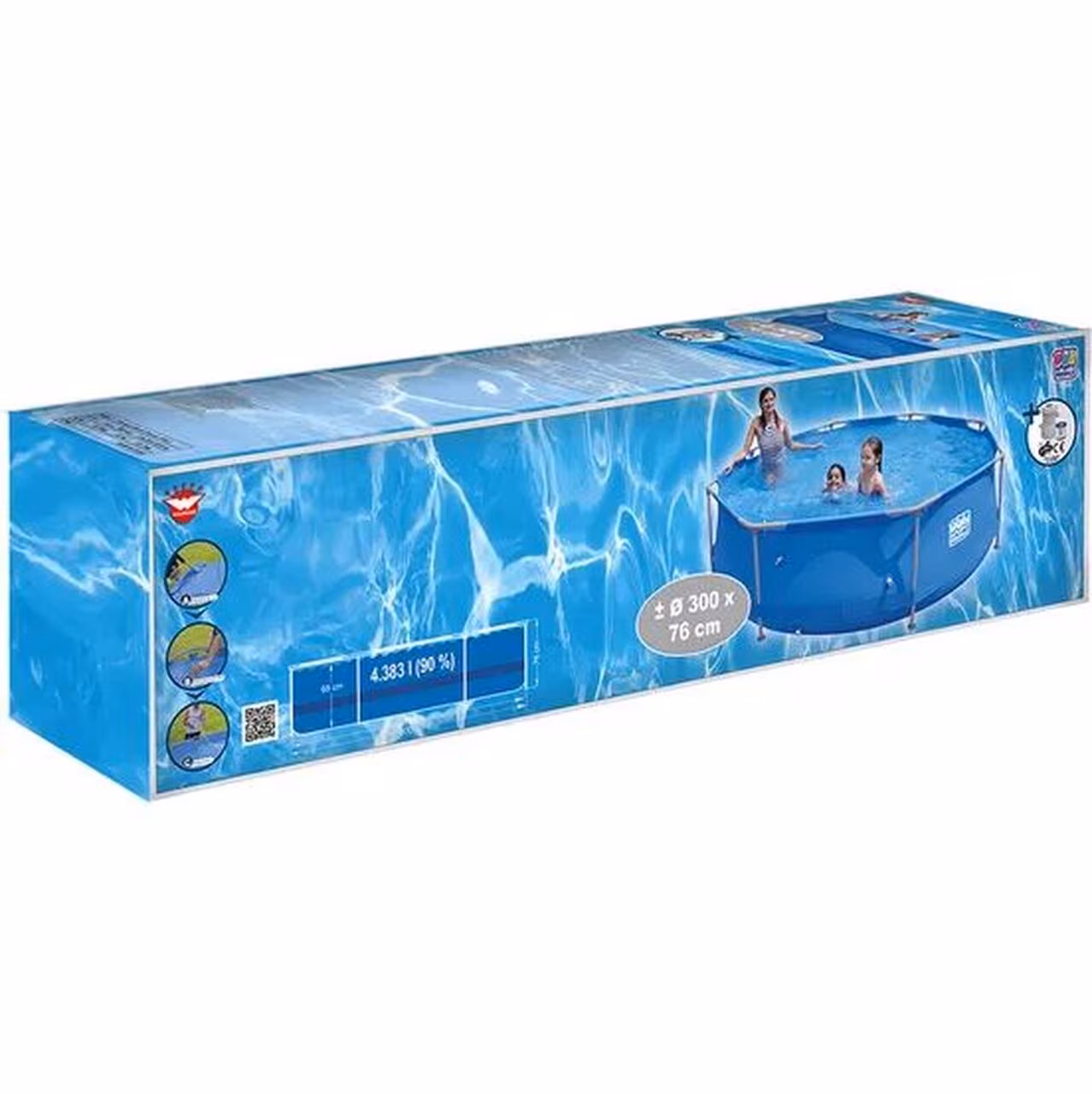 Stahlrahmenpool-Set